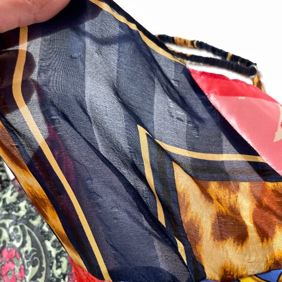 1/OFF Paris Remade Scarf Slip Maxi Dress Size Medium - Picture 6 of 14